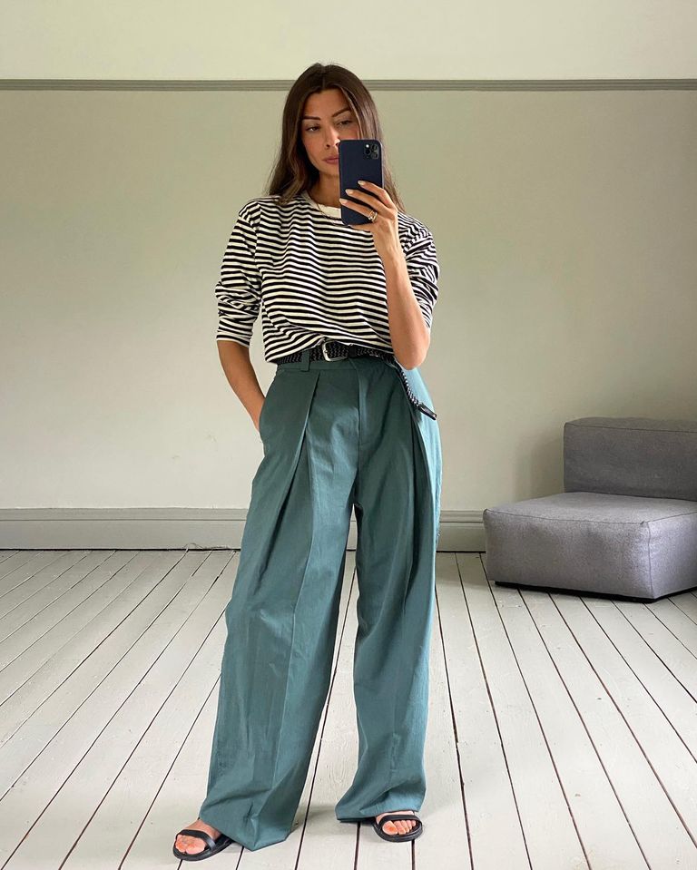 7 Chic Spring Trouser Outfits I'm Wearing In Place of Jeans | Who What Wear