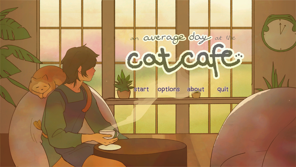 an average day at cat cafe