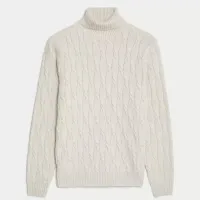 2. M&amp;S Collection Cable High Neck Jumper