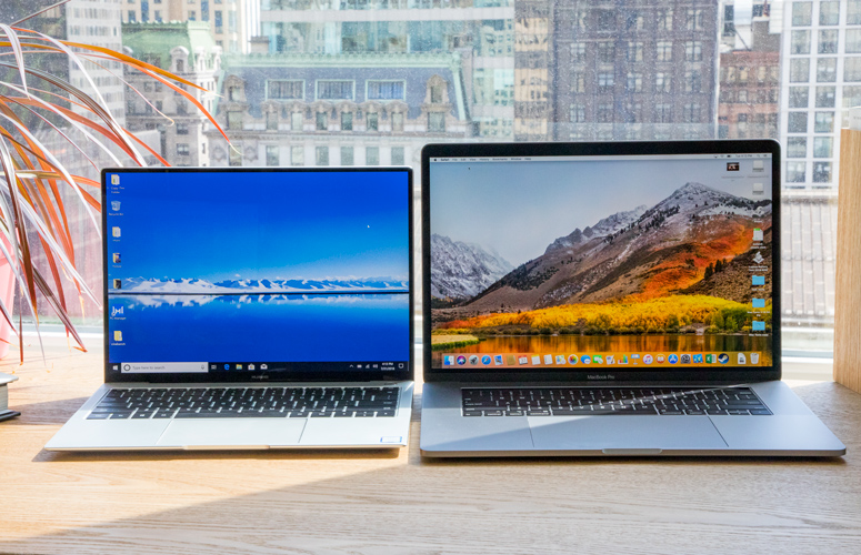 MateBook X Pro vs. 2018 MacBook Pro 