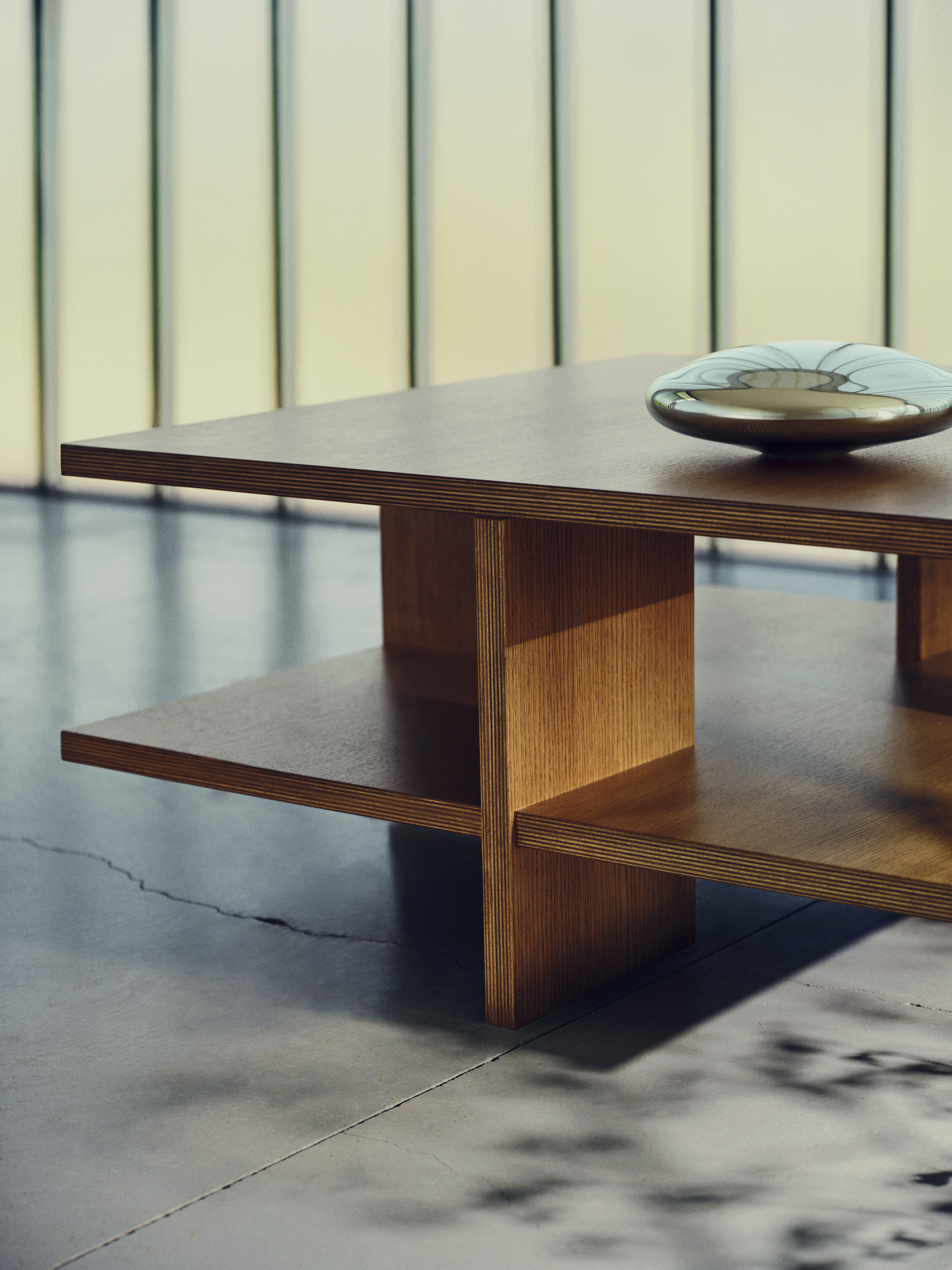 Maiden Head furniture inside a modernist home
