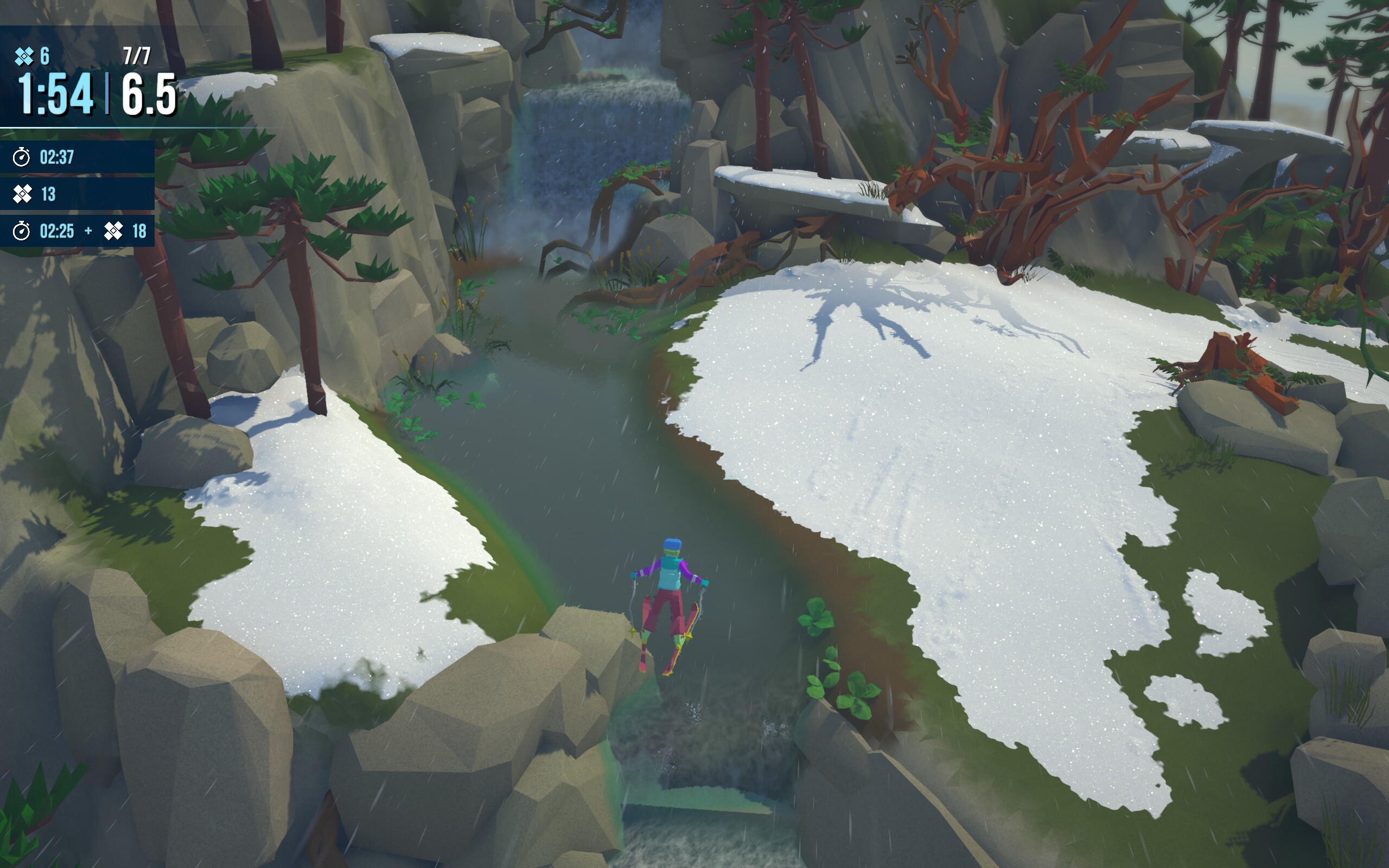 Lonely Mountains Snow Riders screenshots depicting in-game action