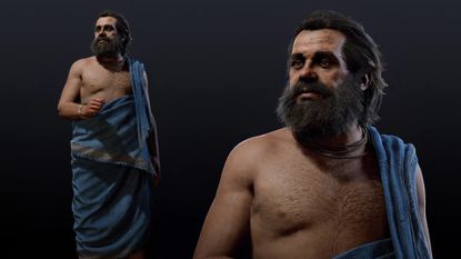 Socrates as he appears in Assassin's Creed Odyssey