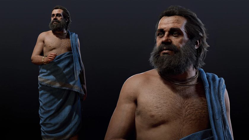 Socrates as he appears in Assassin&#039;s Creed Odyssey