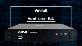 The VuWall VuStream 150 H.265 video encoder seamlessly integrates with PAK video wall, KVM nodes and VuScape controllers.