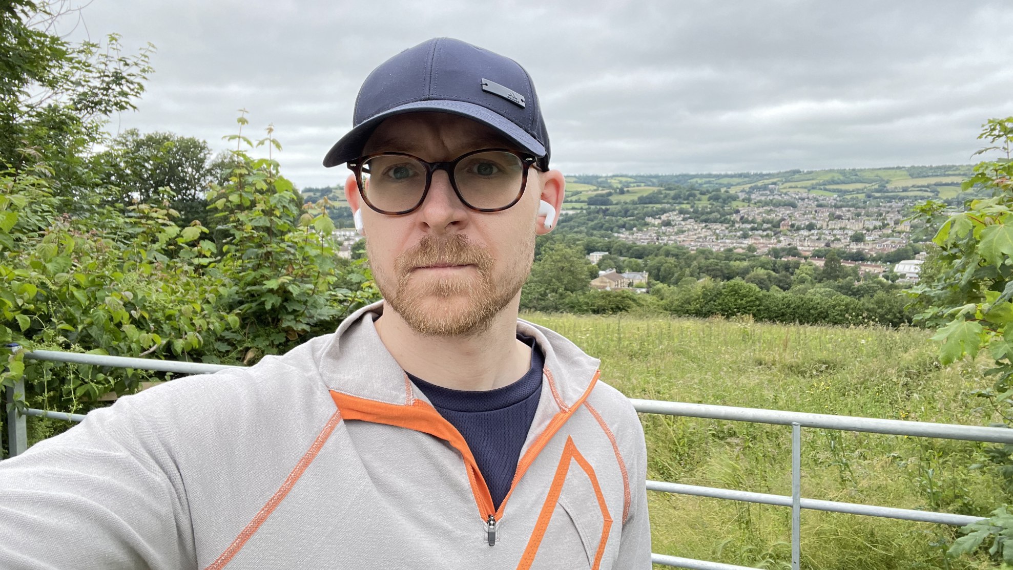 Matt Evans wearing Walero Outlast on a run