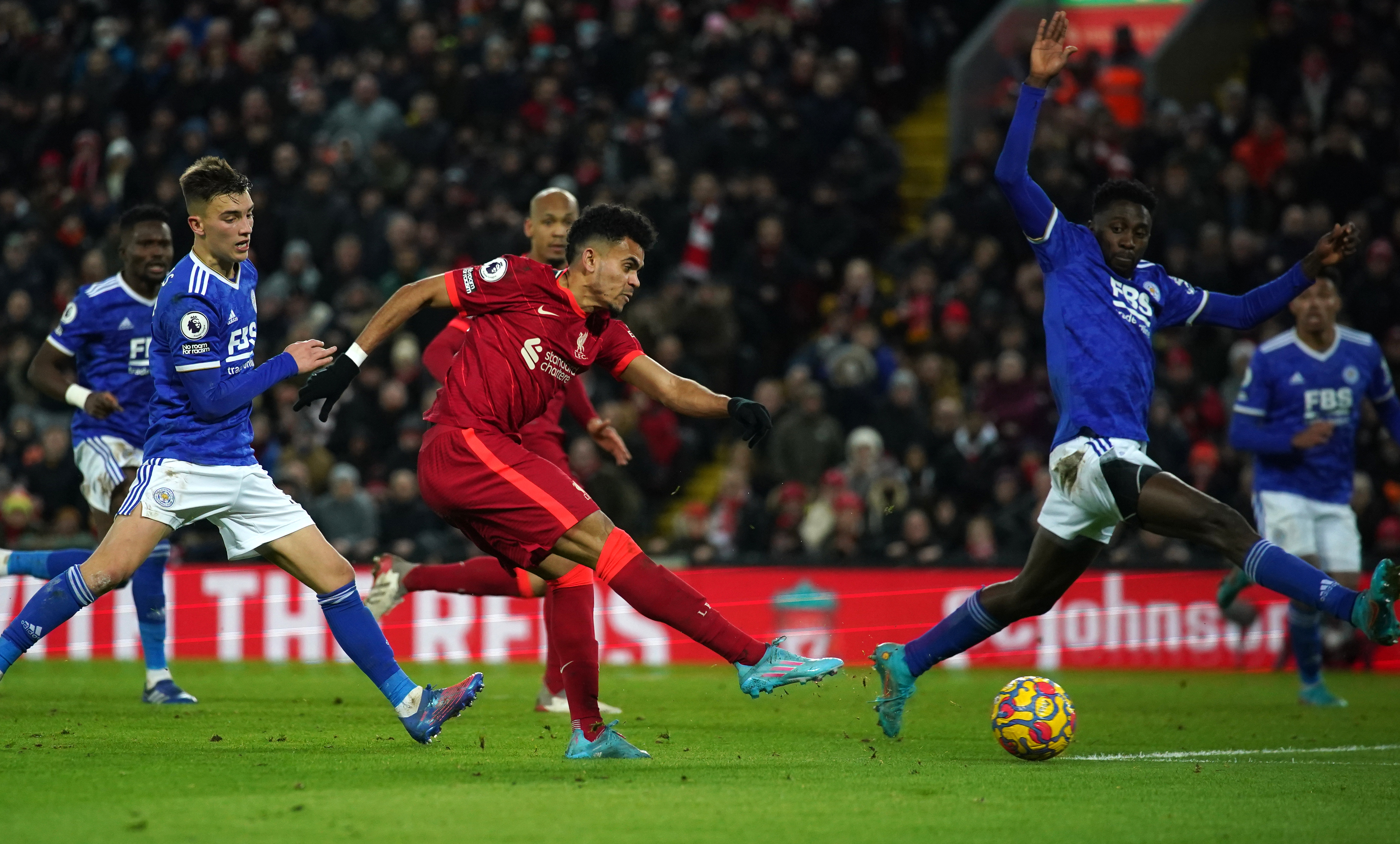 Liverpool’s Luis Diaz
