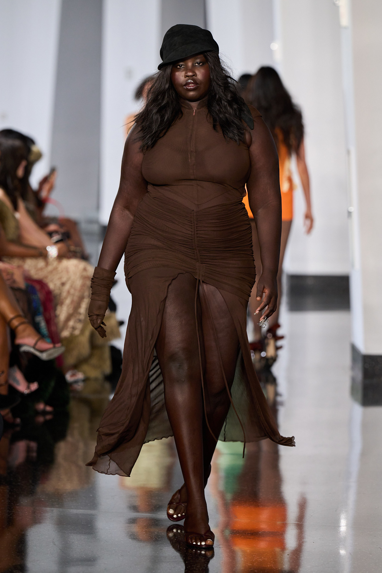 Size diversity on the runway at NYFW.