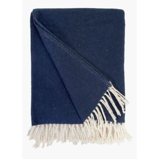 Billie Fringe Cotton Throw Blanket