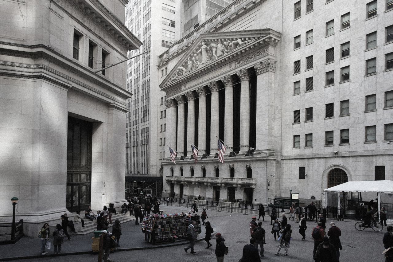 The New York Stock Exchange.