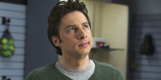 Zach Braff staring into space scrubs