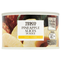 Pineapple Slices in Natural Juice: £0.50 | Tesco