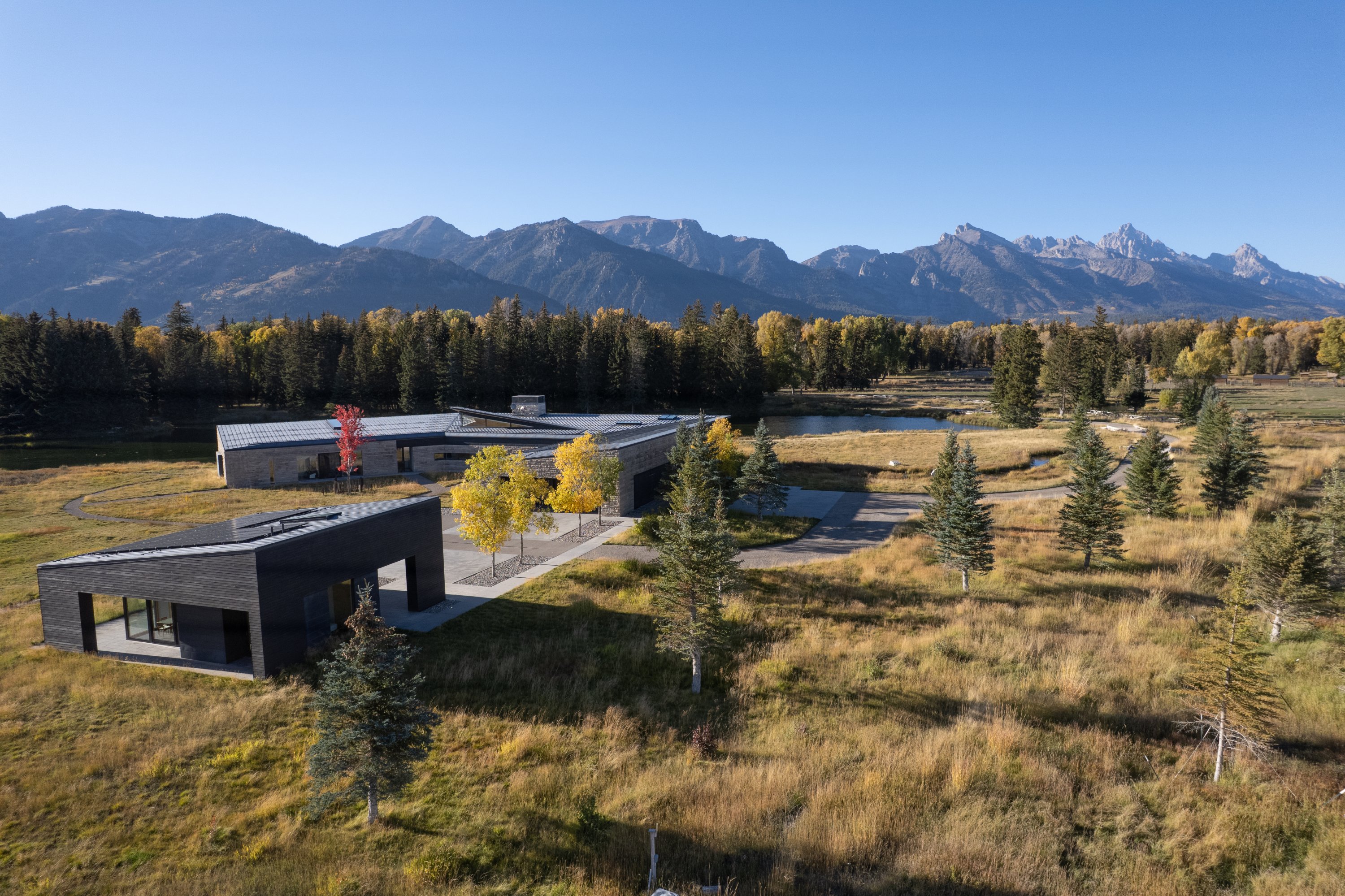 Views of the Wapiti Retreat, Wyoming
