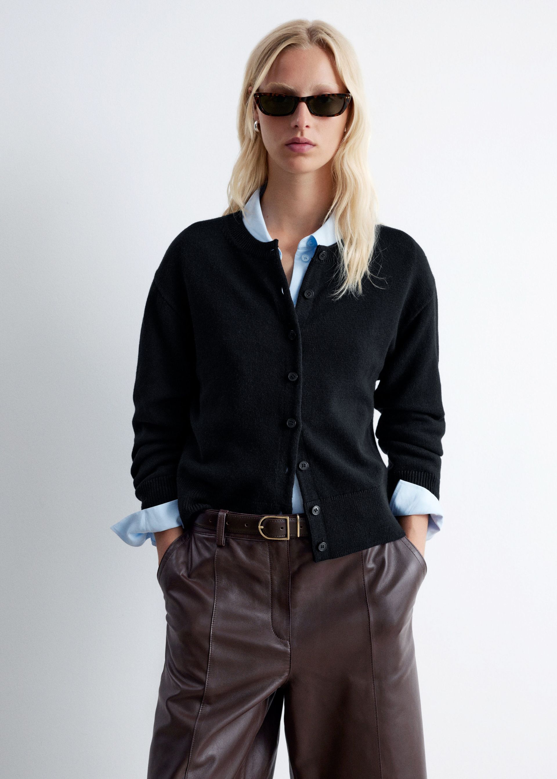 Thin-Knit Cardigan
