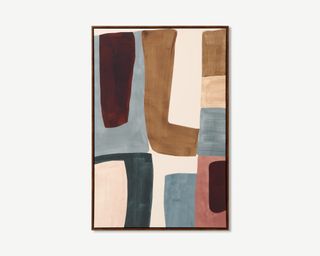 MADE.com Rich Abstract I Framed Canvas Print