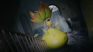 a mega victreebel, a large, bulbous pokemon