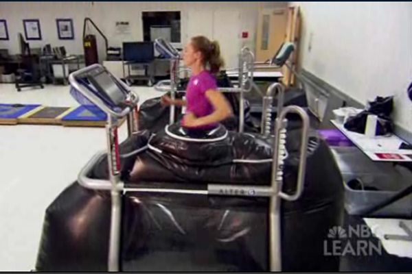 anti-gravity treadmill, olympic runners