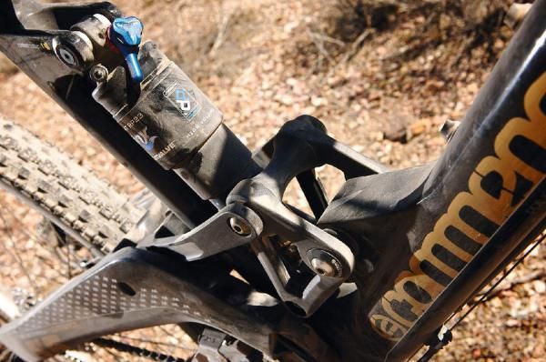 The new Fox shock with Boost Valve improves performance