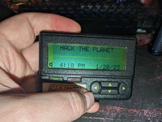 PanicAcid's initial tests to send POCSAG messages to a pager