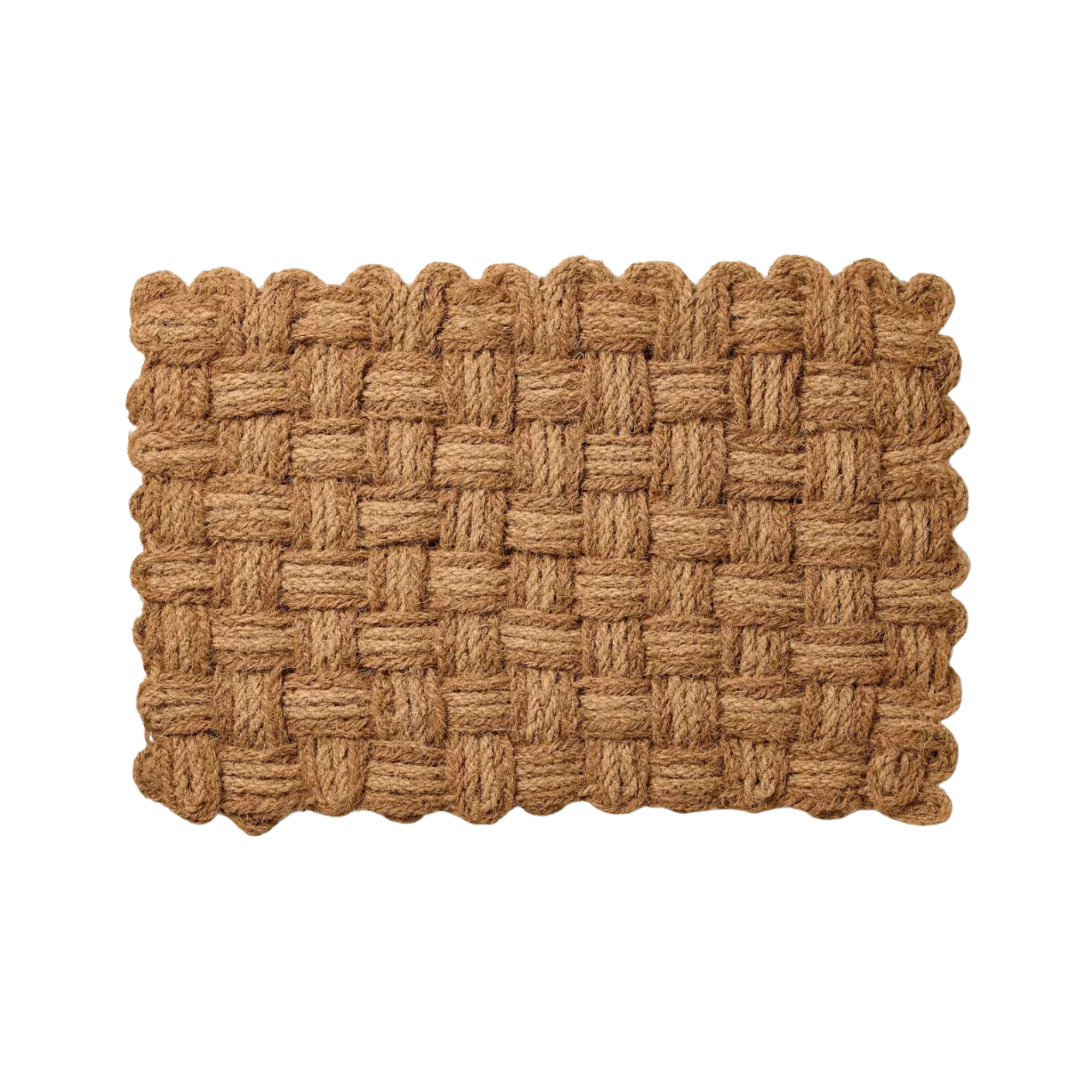 a woven doormat