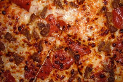 Meat Lover's pizza hut pizza, eyetracking technology