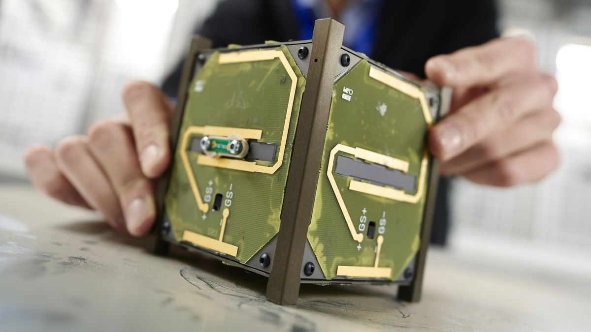 The microsatellite CELESTA (CERN Latchup Experiment STudent sAtellite).