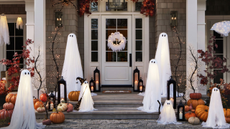 halloween front porch