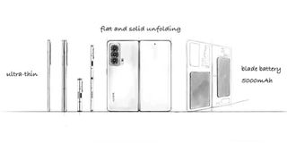 A leaked sketch of the Honor Magic Vs