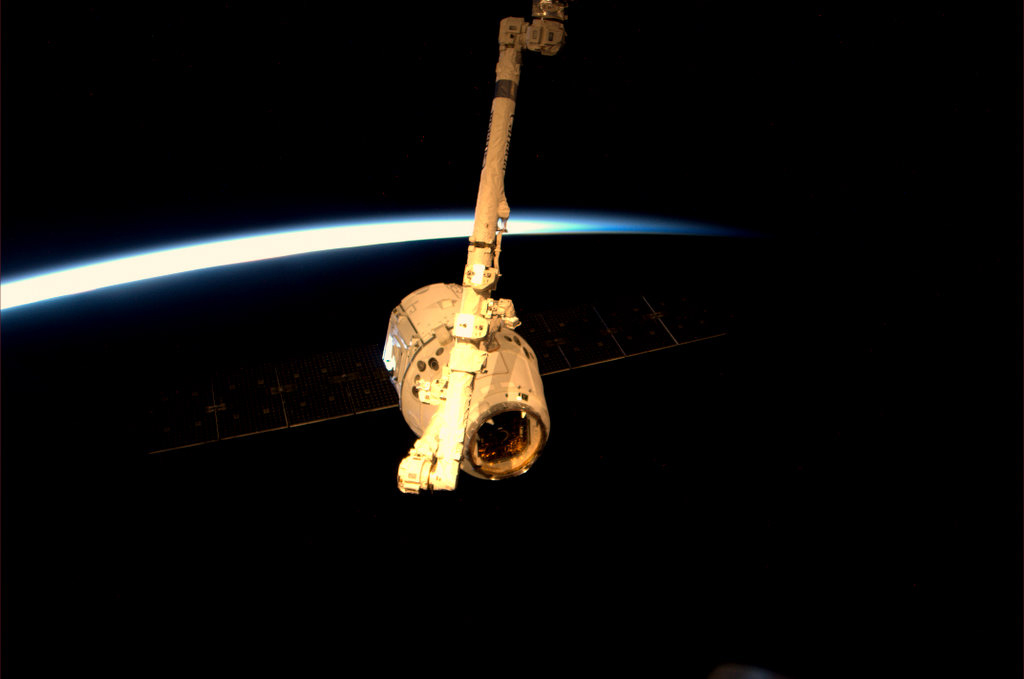 Dragon Grappled Against the Earth&#039;s Limb