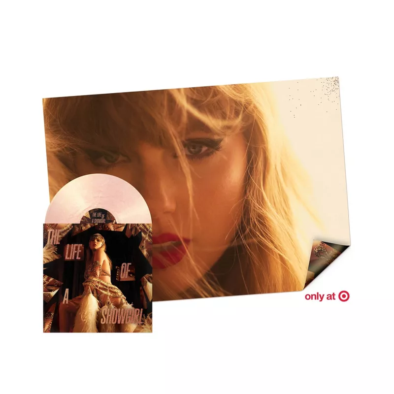 Taylor Swift - the Life of a Showgirl: the Crowd Is Your King Edition (summertime Spritz Pink Shimmer Vinyl, Target Exclusive)