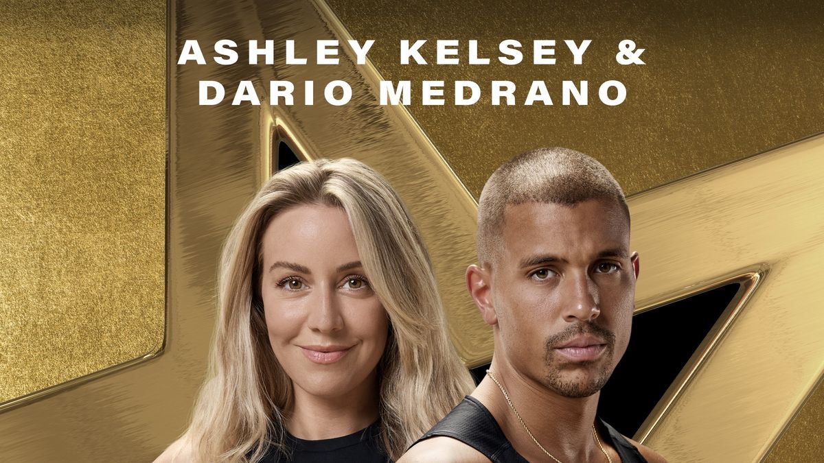 Ashley and Dario in key art for The Challenge All Stars: Rivals