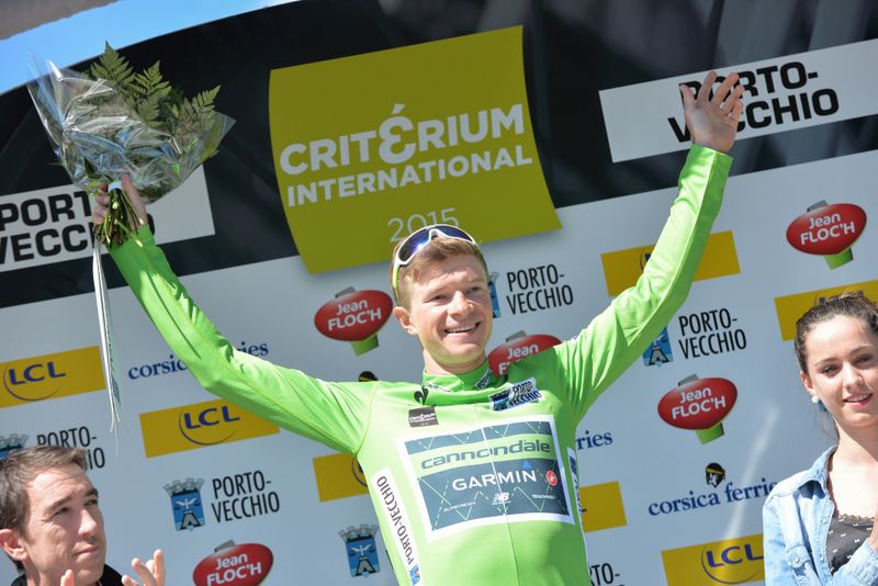 Ben King (Cannondale-Garmin) also took the early lead in the points classification