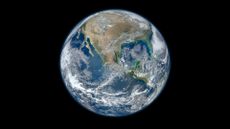 A detailed image of planet Earth created from photographs taken by Visible/Infrared Imager Radiometer Suite (VIIRS) instrument on board the new Suomi NPP satellite. Here we can see North America. 