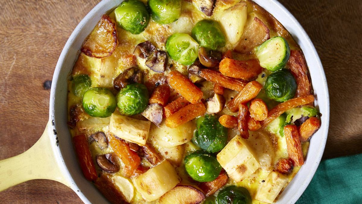 Bubble and squeak frittata British Recipes GoodtoKnow