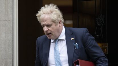 Boris Johnson leaves No. 10 Downing Street