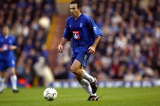 Stan Lazaridis playing for Birmingham City against Bolton Wanderers, 2002