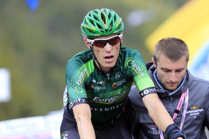 Pierre Rolland (Europcar) finished third on the stage