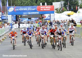And the junior women are off to a start in Czech