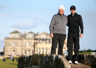 Rory and father Gerry: now partners off the course as well as on during Dunhill week