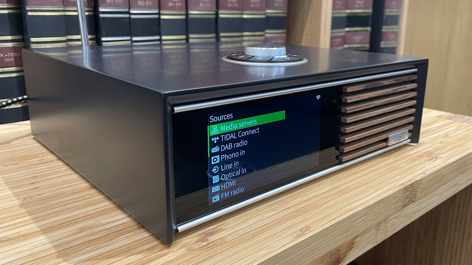 Ruark R610 streaming amplifier in test room