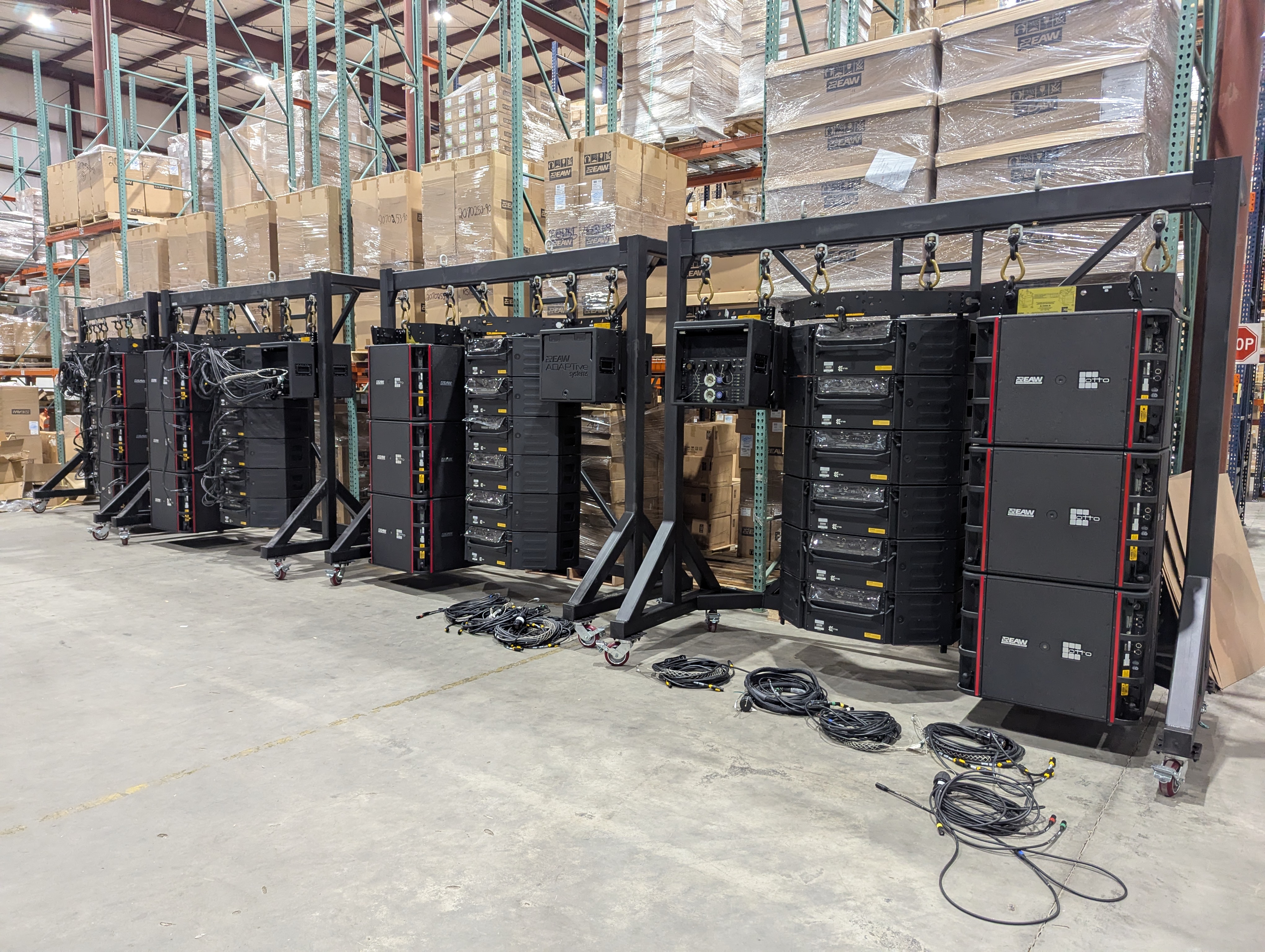 The new sound system at DCU Center Arena.