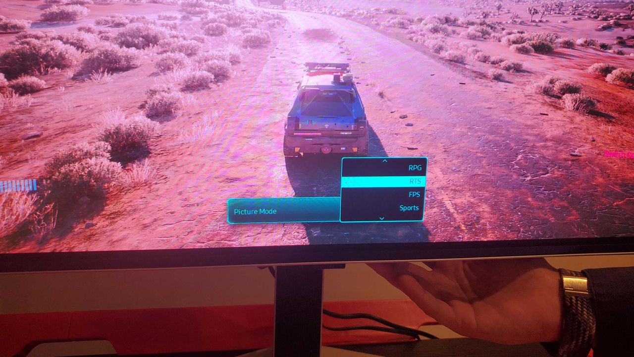 gaming monitor menu
