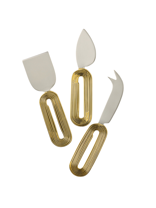 Bodin Wired Cheese Knives (set of 3)