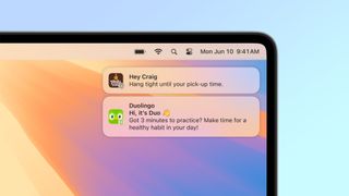 macOS Sequoia iPhone Mirroring notifications