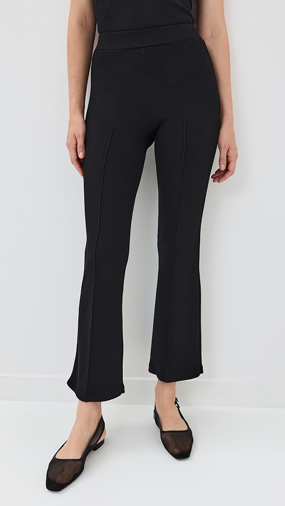 Donni. the Rib Kick Flare Pants