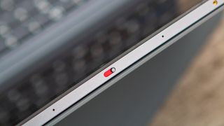 Camera toggle on the Lenovo Chromebook Duet 11