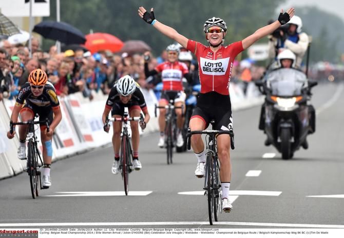 Victory for Jolien D'Hoore (Lotto-Belisol)