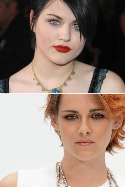 Francis Bean Cobain and Kristen Stewart in Twilight