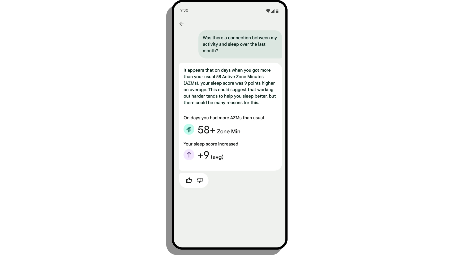 Screenshot of Fitbit Labs