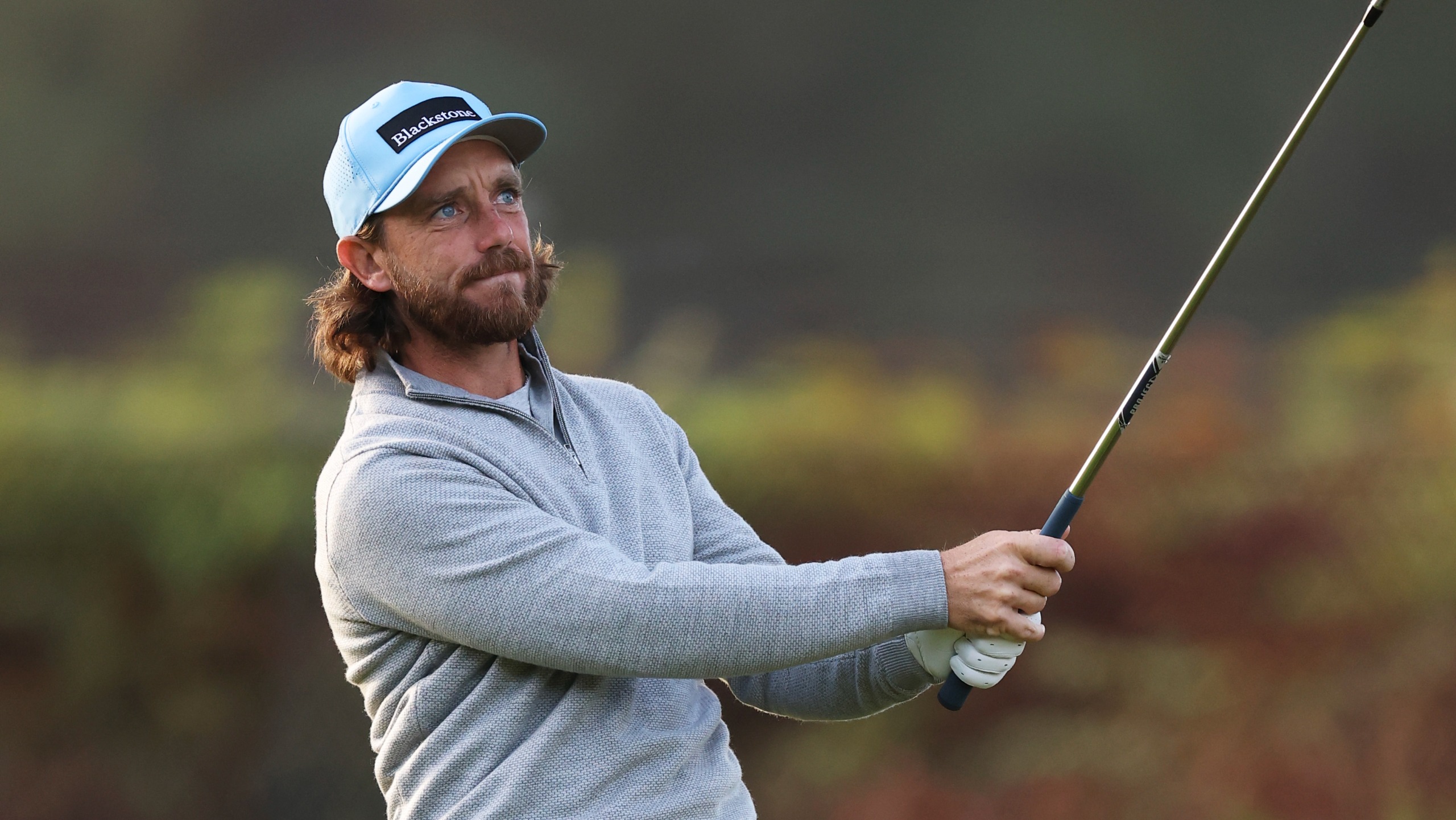 Tommy Fleetwood in action during the 2026 BMW PGA Championship.